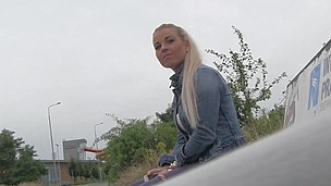 seksikäs blondi tyttö söpö karvainen koti sukupuoli tuhma auto työ